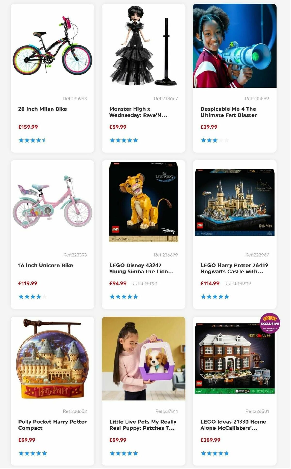 Smyths Toys Offers from 30 August