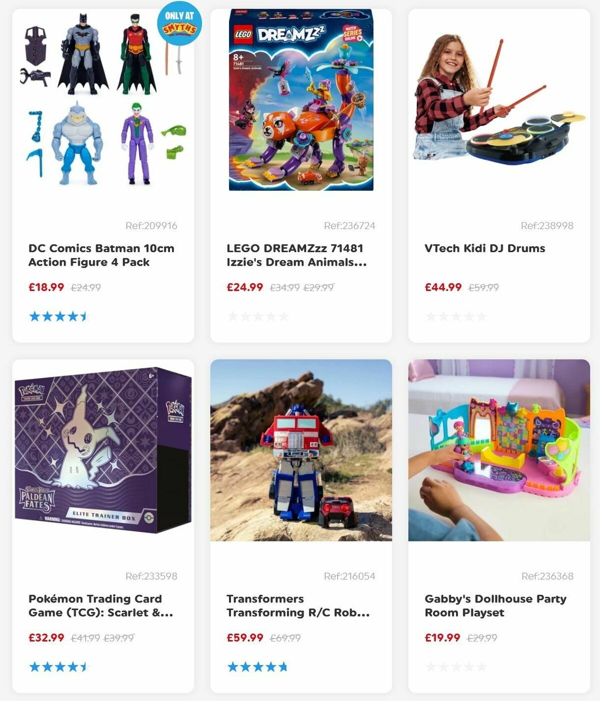 Smyths Toys Offers from 13 September