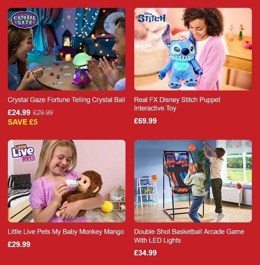 Smyths Toys Offers from 25 October