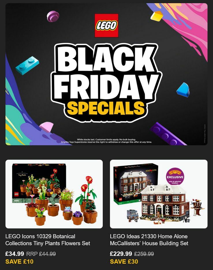 Smyths Toys Offers from 29 November