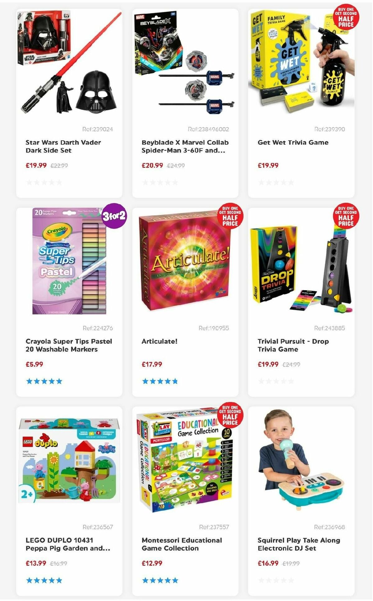 Smyths Toys Offers from 3 December