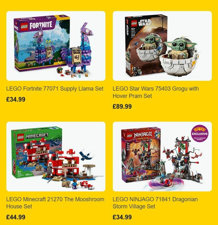 Smyths Toys Offers from 3 January