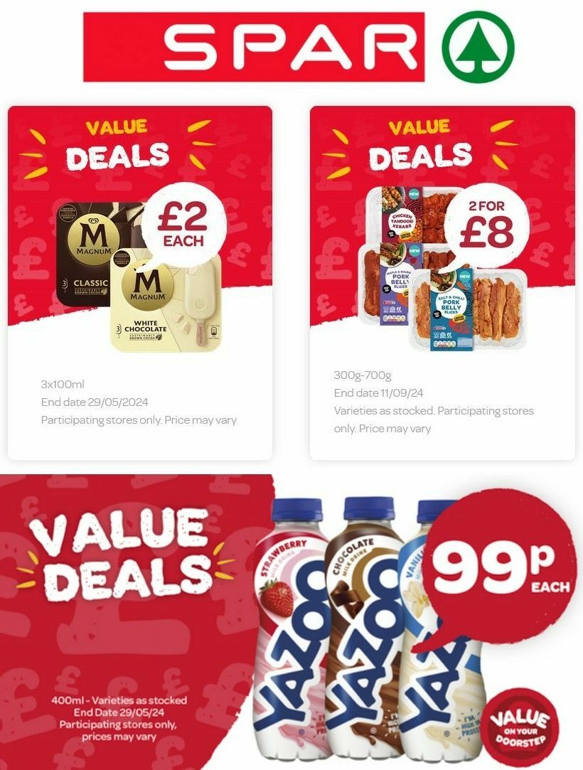 SPAR Offers from 24 May