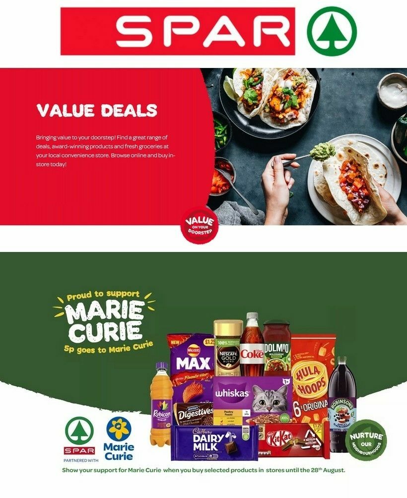 SPAR Offers from 9 August