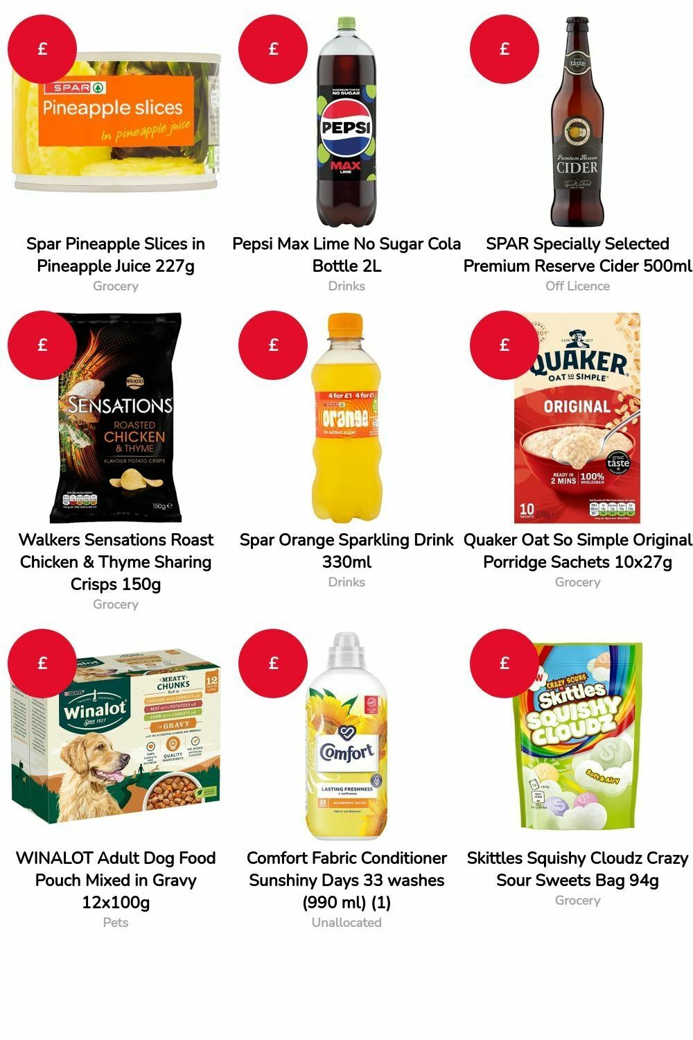 SPAR Offers from 25 October