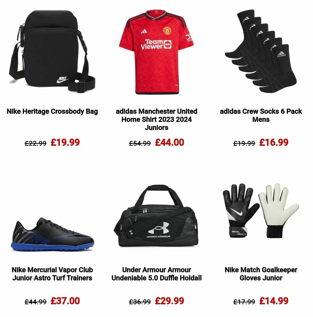 Sports Direct Offers from 1 December