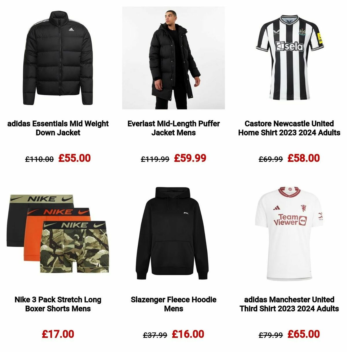 Sports Direct Offers from 1 December