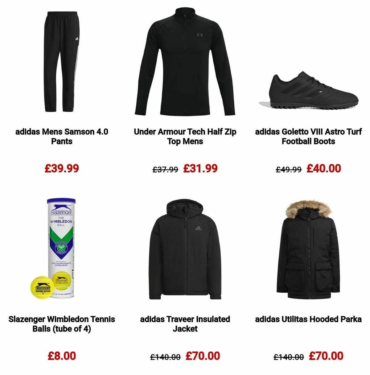 Sports Direct Offers from 1 December