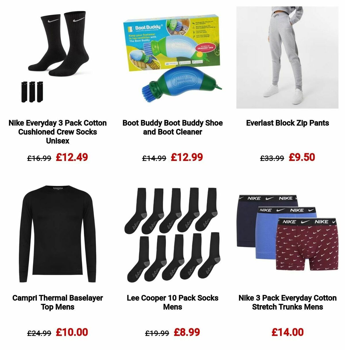 Sports Direct Offers from 1 December