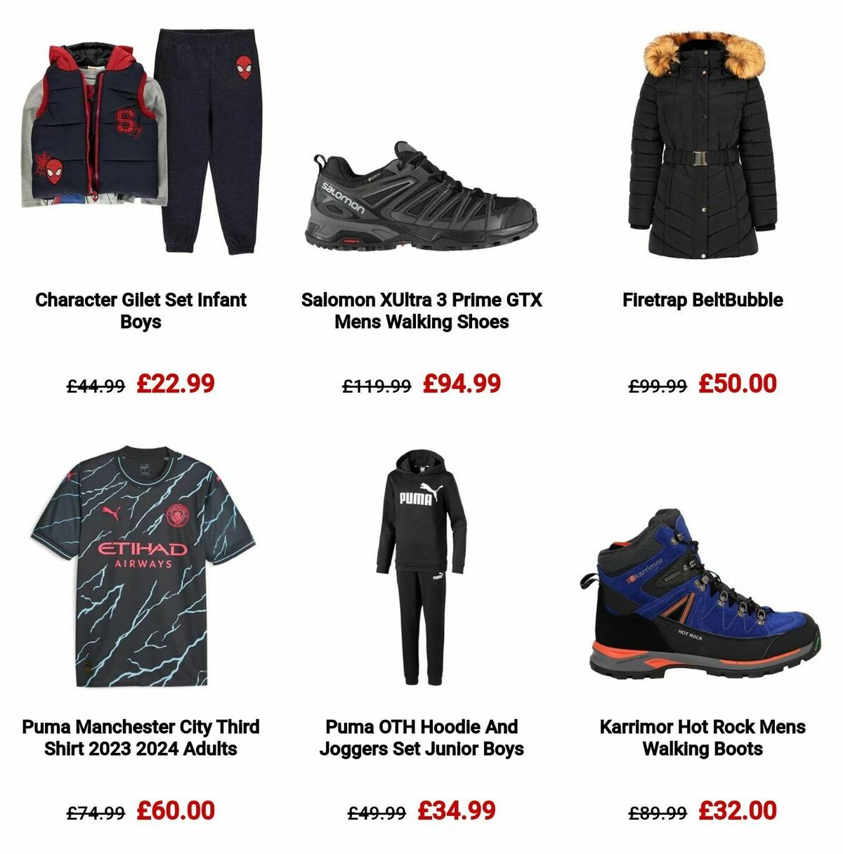 Sports Direct Offers from 1 December