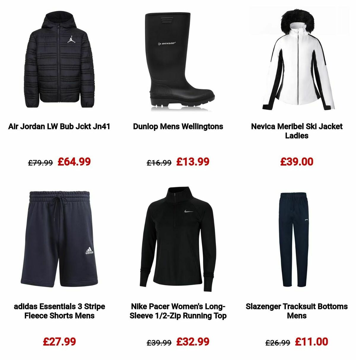 Sports Direct Offers from 1 December