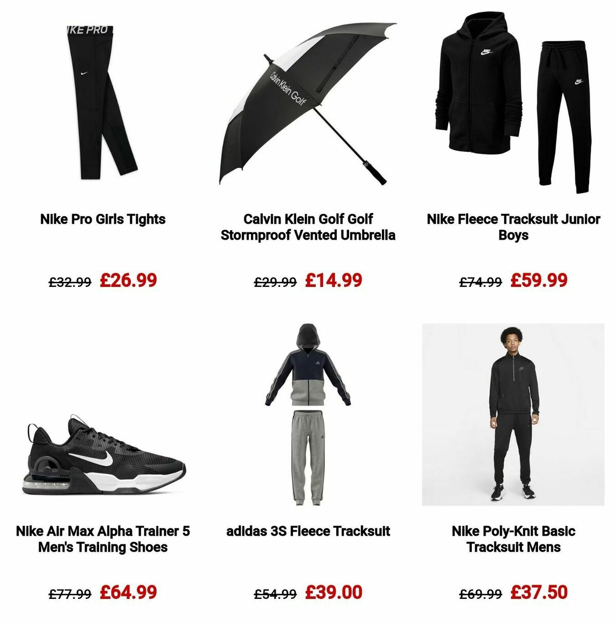 Sports Direct Offers from 1 December