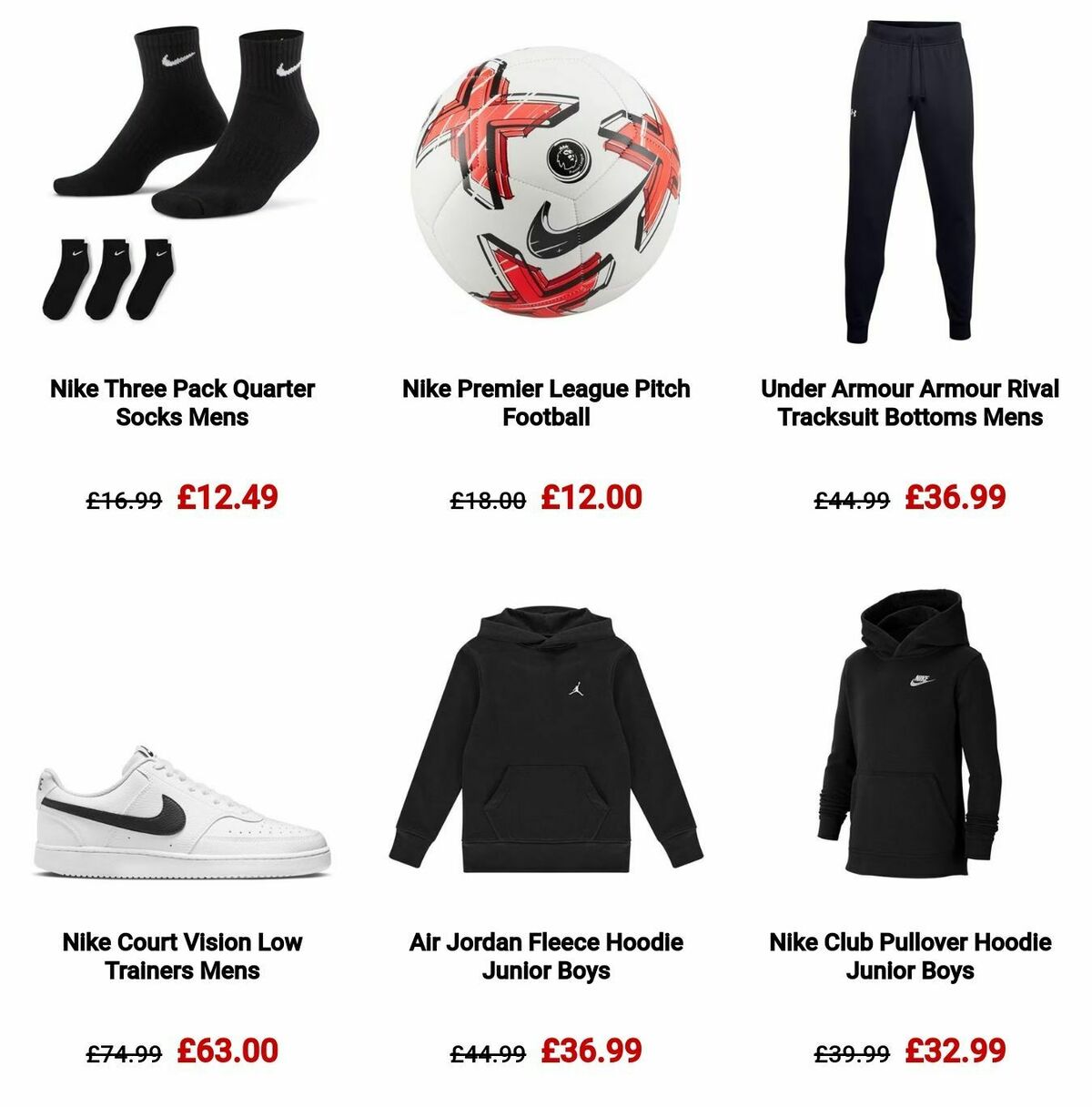 Sports Direct Offers from 17 December