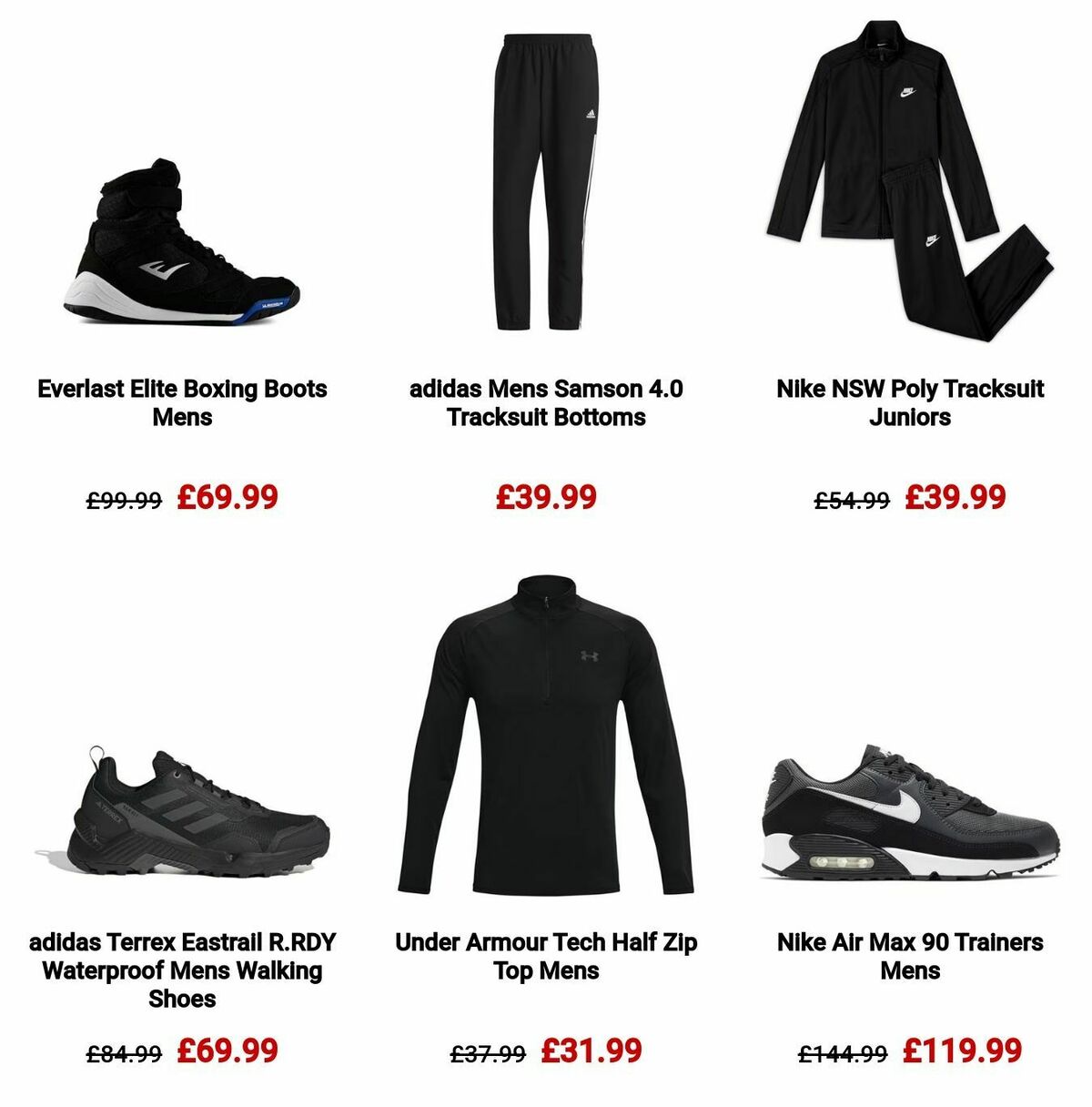 Sports Direct Offers from 17 December