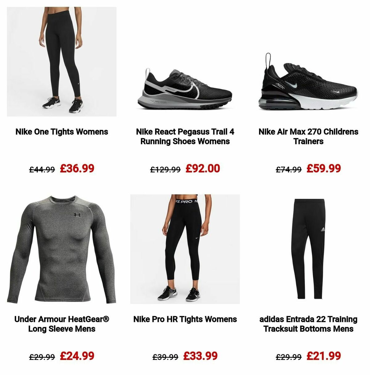 Sports Direct Offers from 17 December