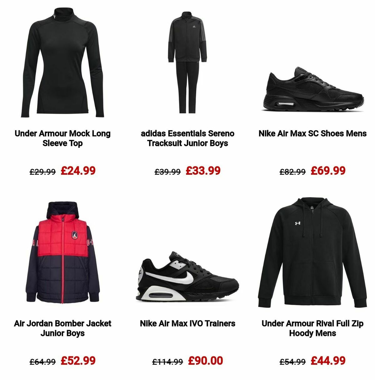 Sports Direct Offers from 17 December