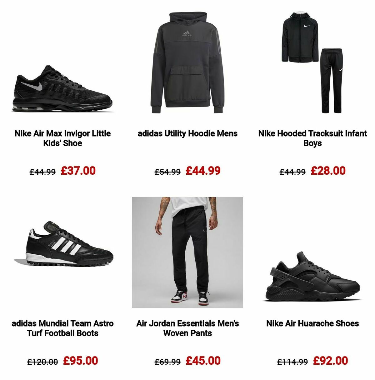 Sports Direct Offers from 17 December