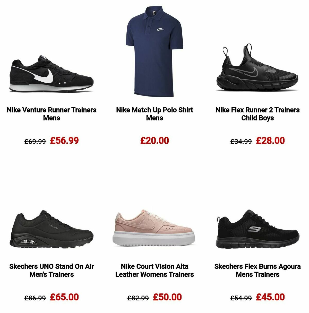 Sports Direct Offers from 17 December