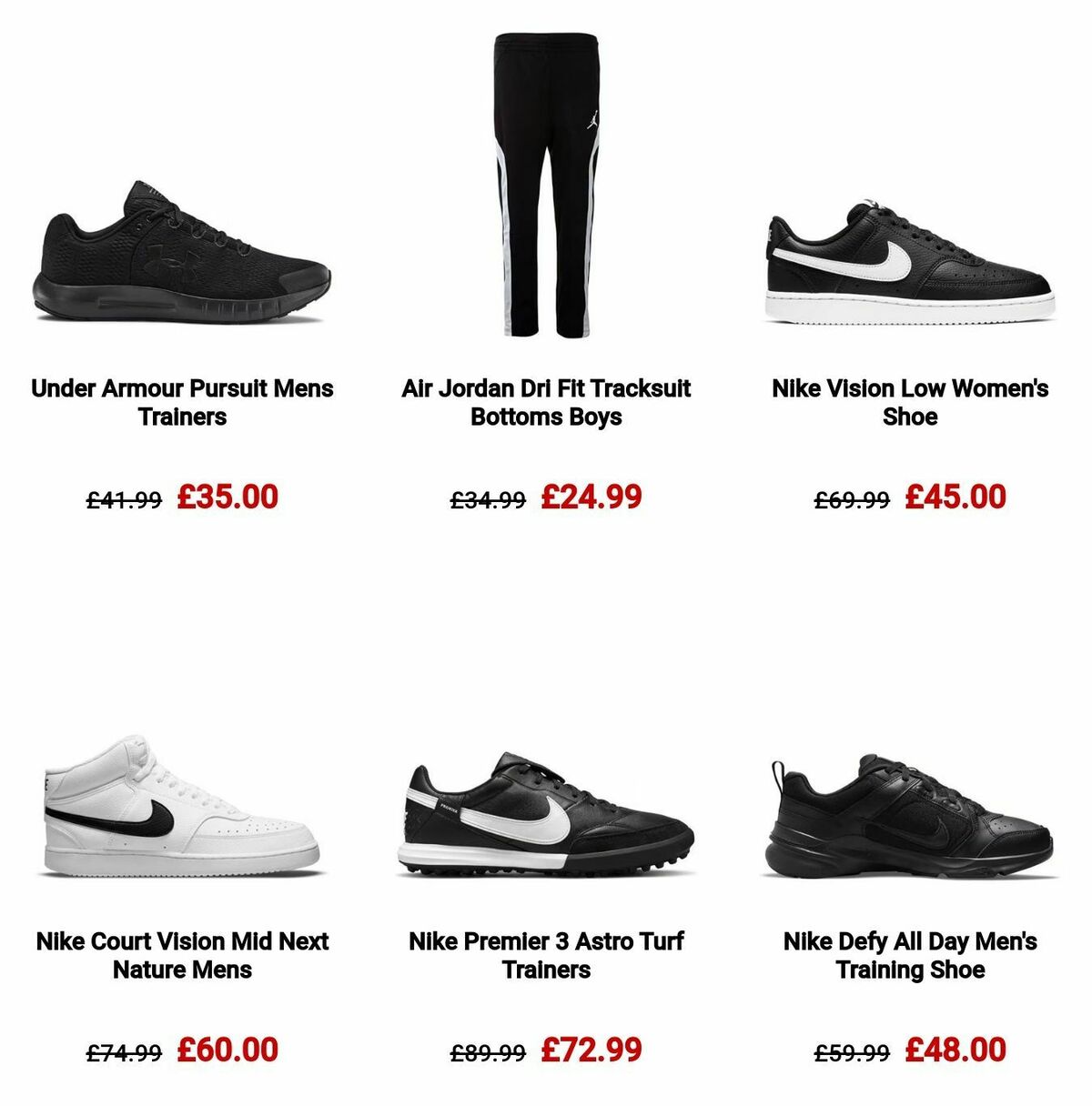 Sports Direct Offers from 17 December