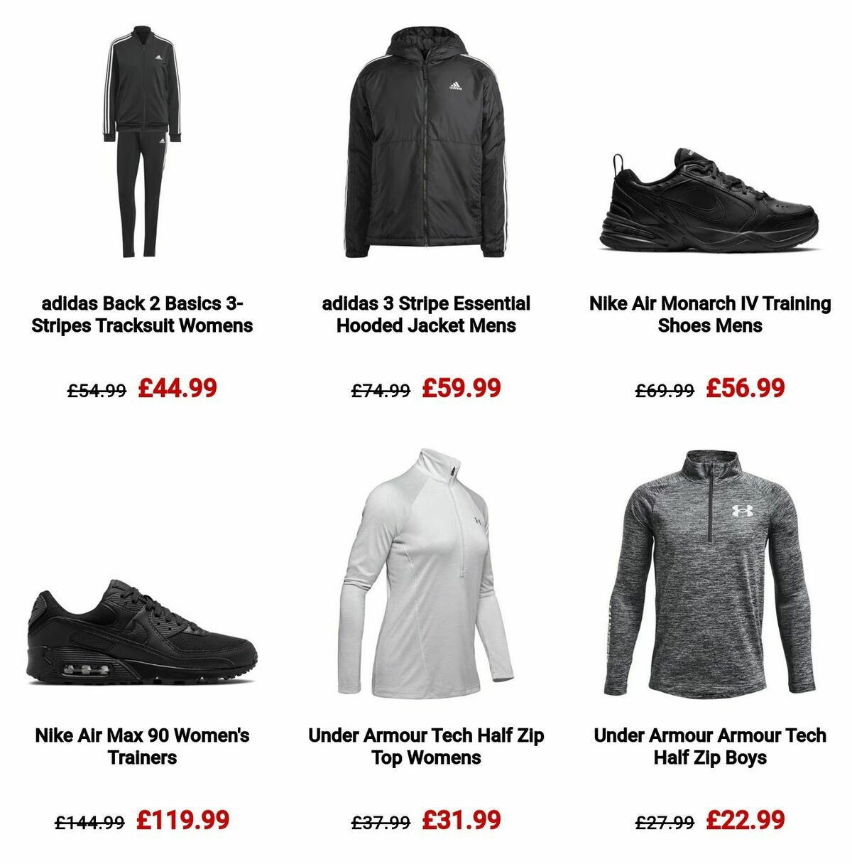 Sports Direct Offers from 17 December