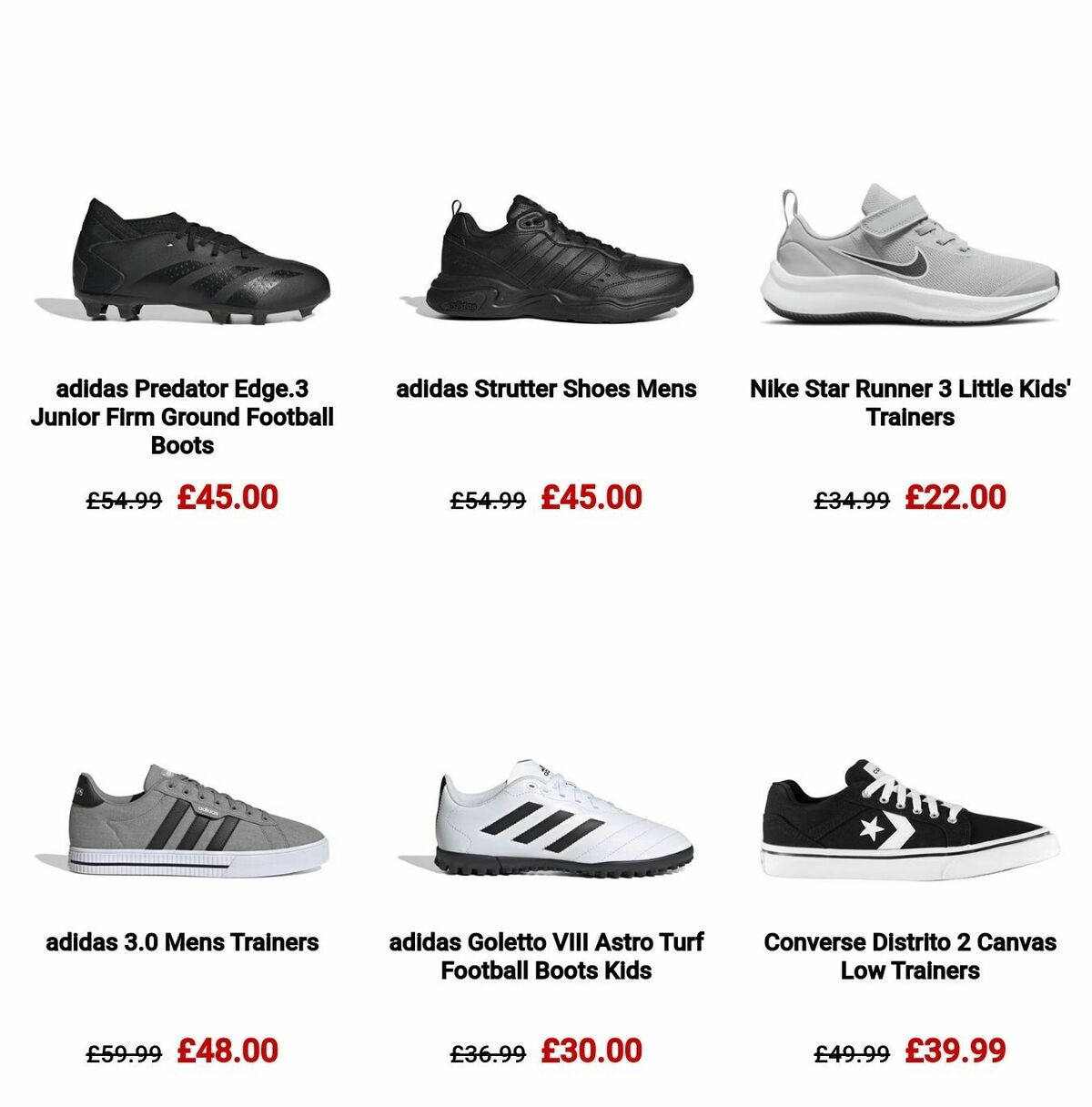 Sports Direct Offers from 17 December