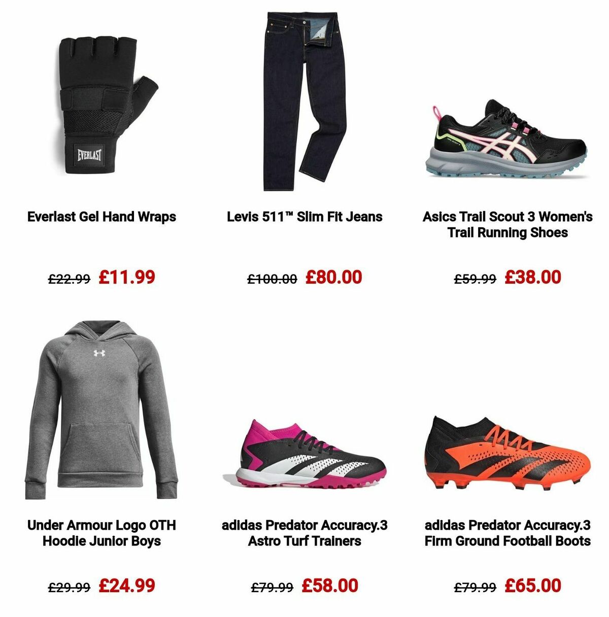 Sports Direct Offers from 17 December