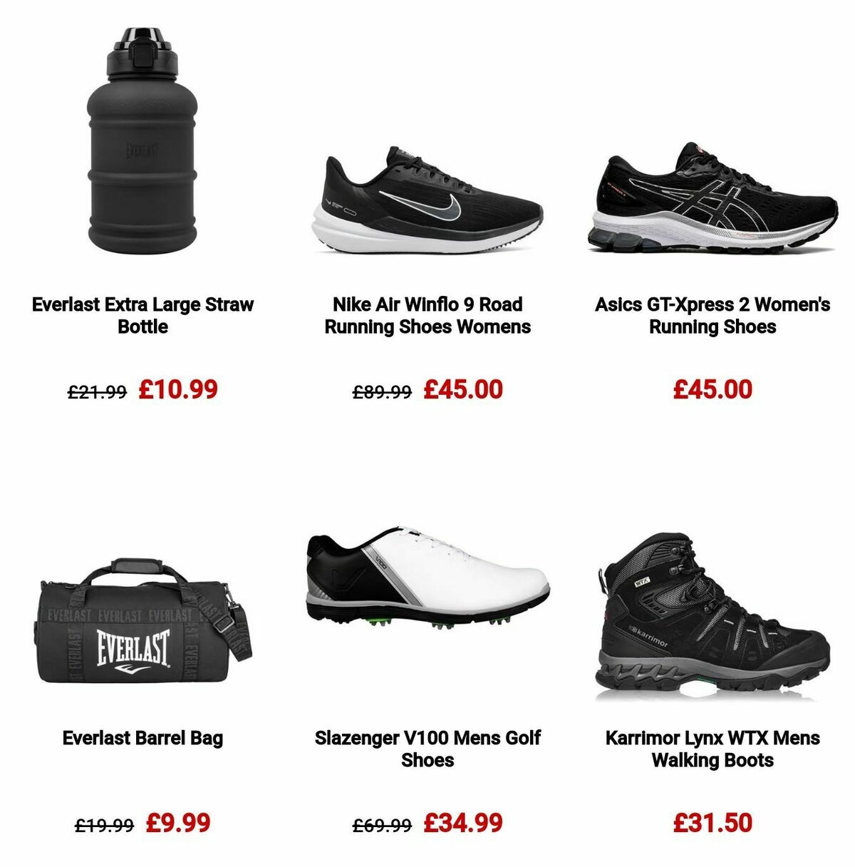 Sports Direct Offers from 17 December