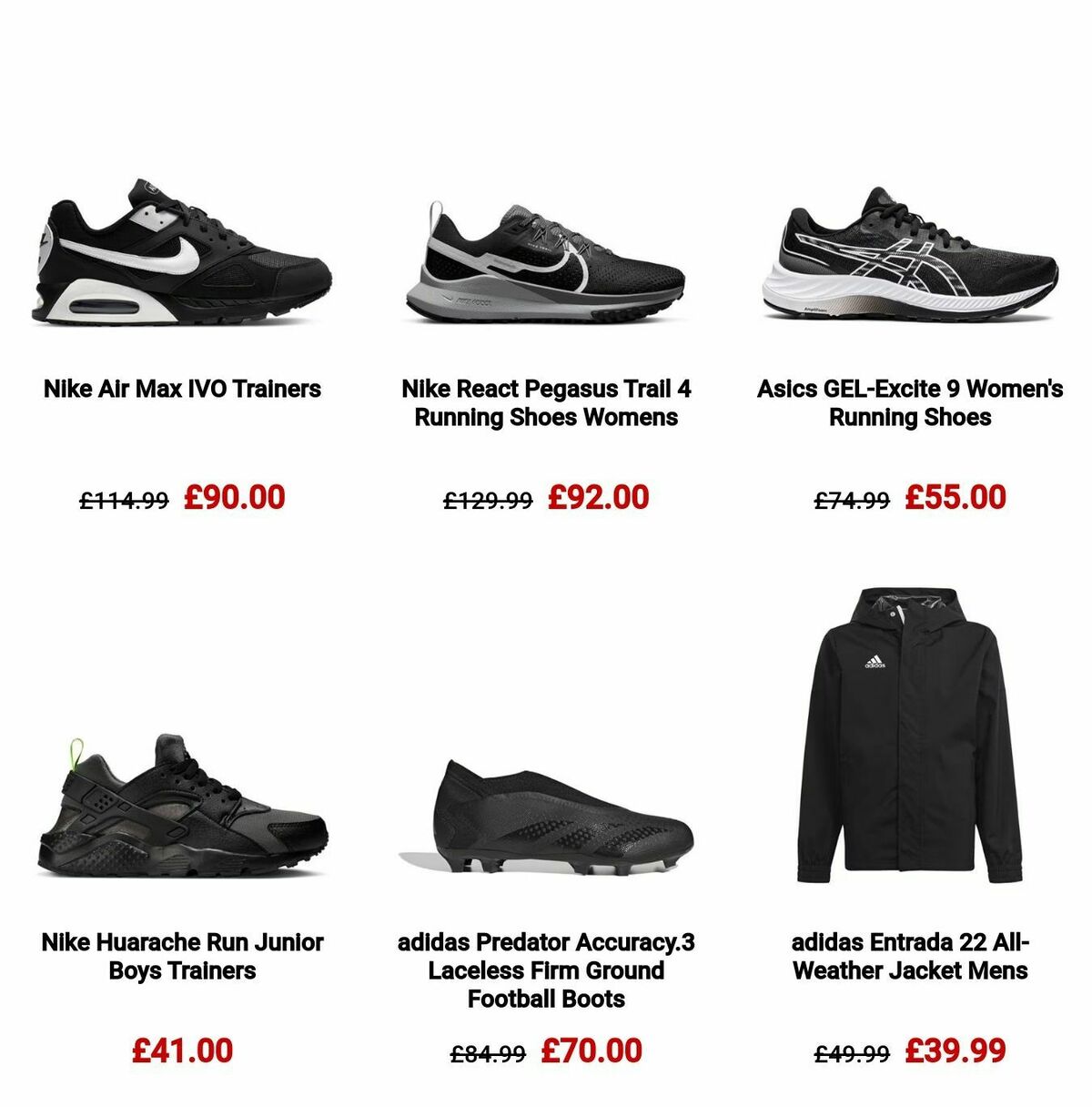 Sports Direct Offers from 30 December