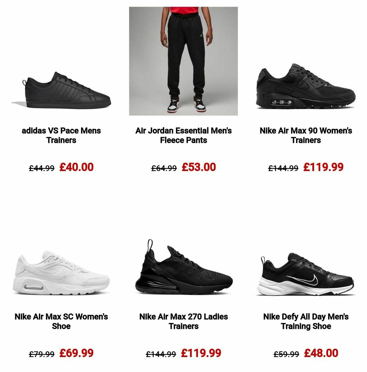 Sports Direct Offers from 30 December