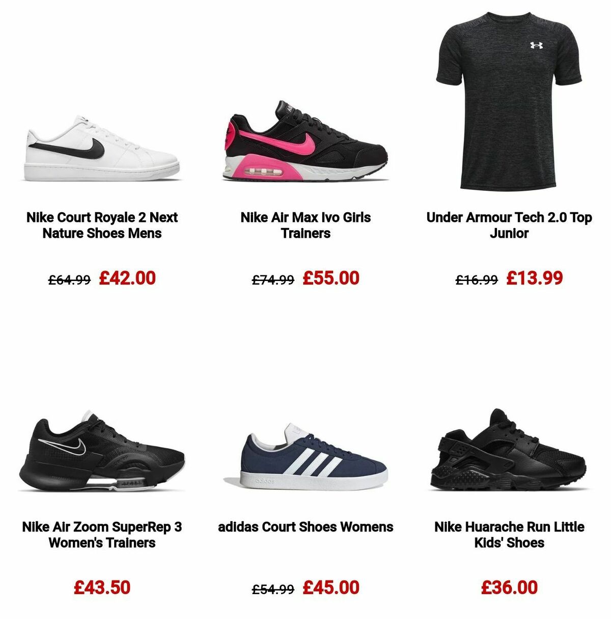 Sports Direct Offers from 30 December