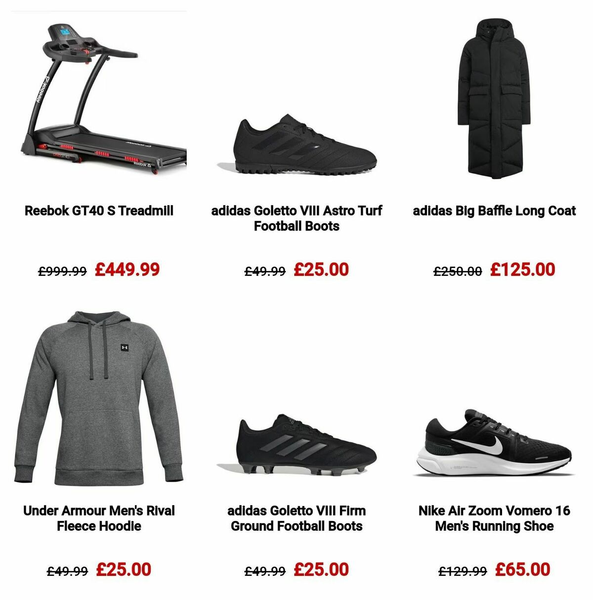 Sports Direct Offers from 30 December