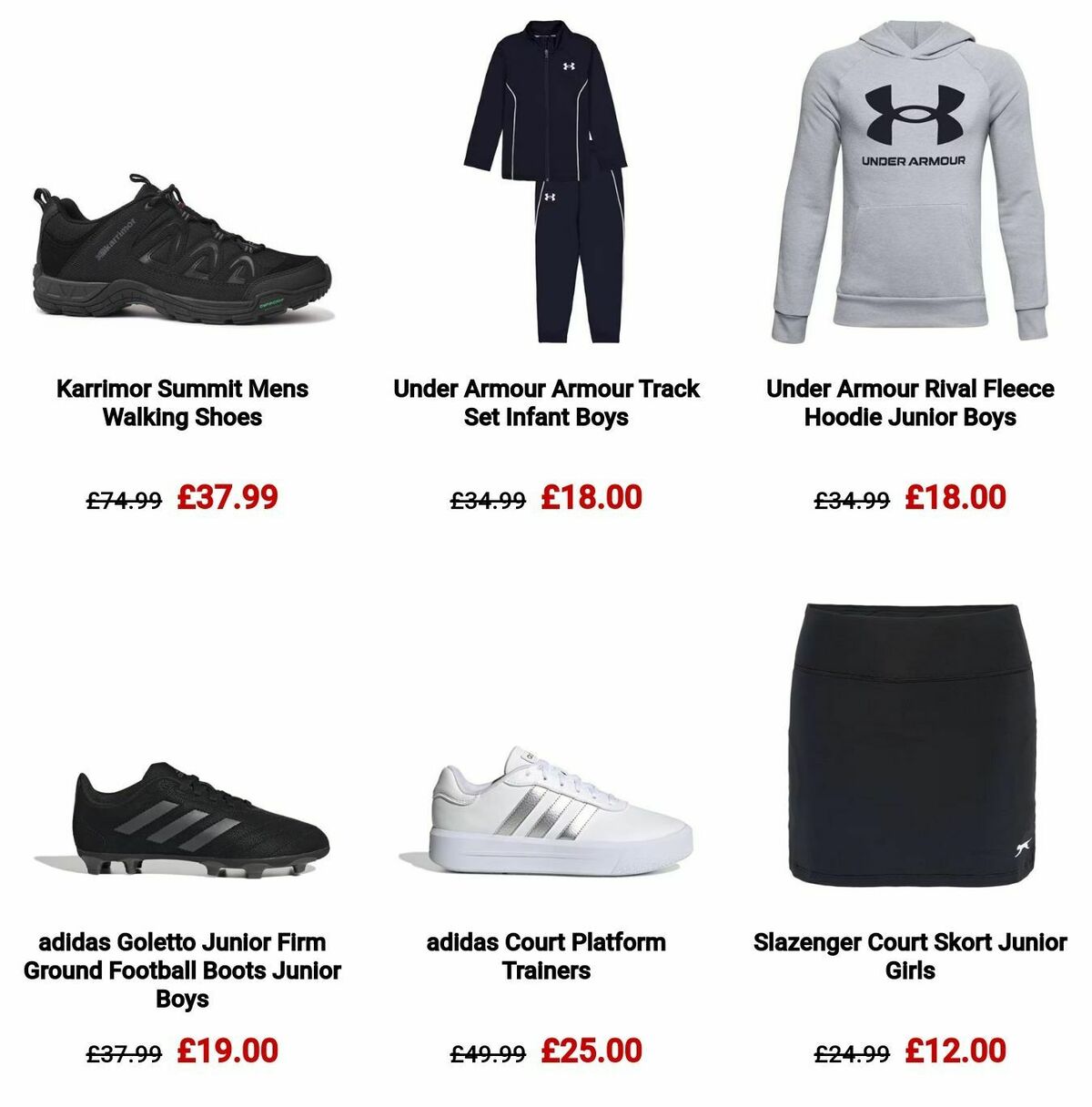 Sports Direct Offers from 30 December