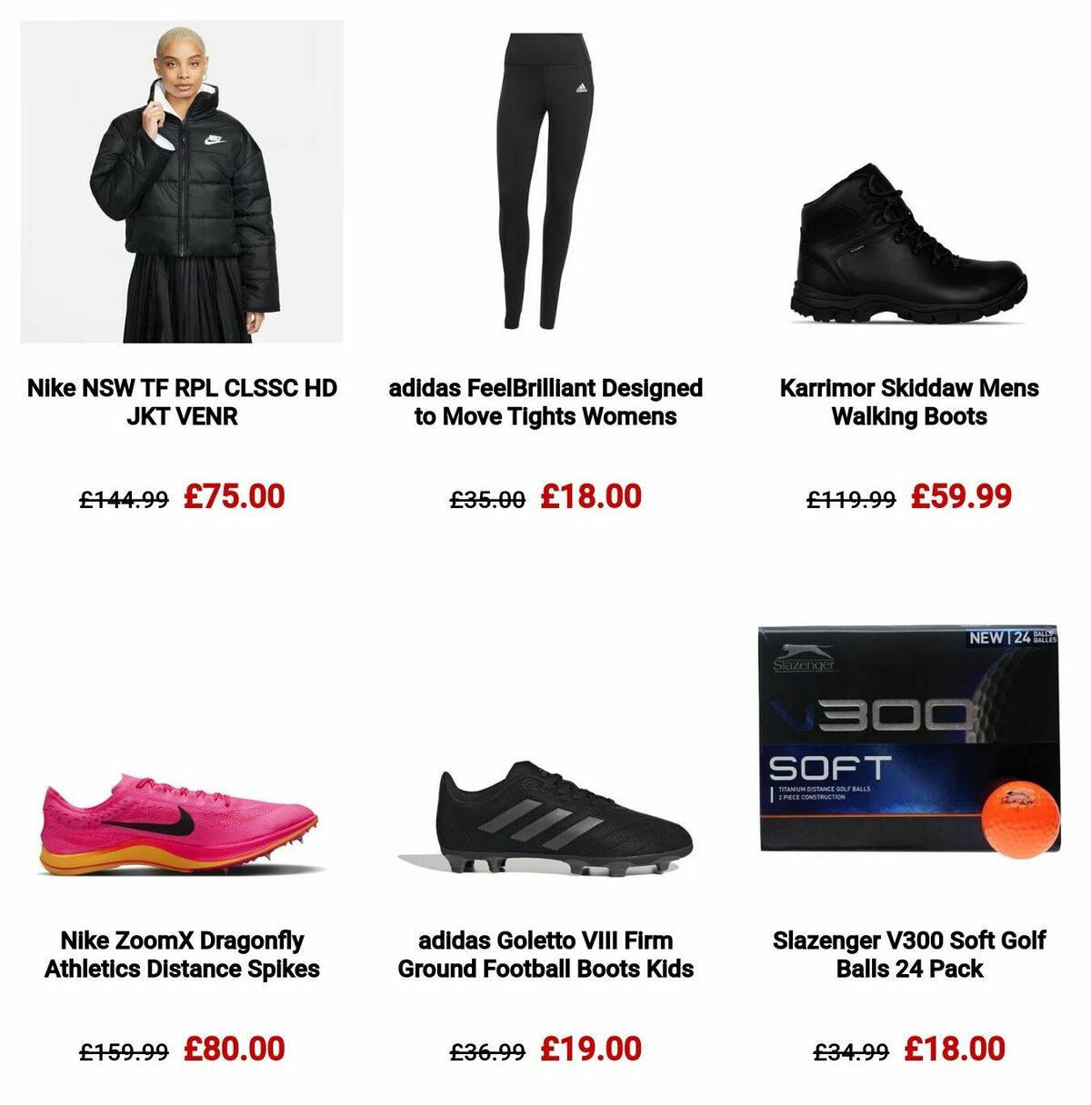 Sports Direct Offers from 30 December