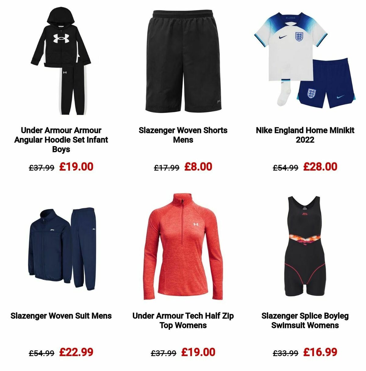 Sports Direct Offers from 30 December