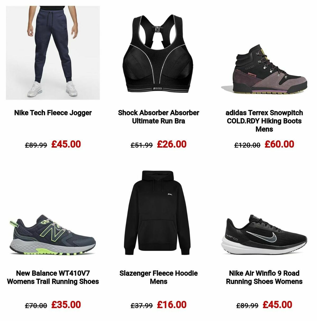 Sports Direct Offers from 30 December