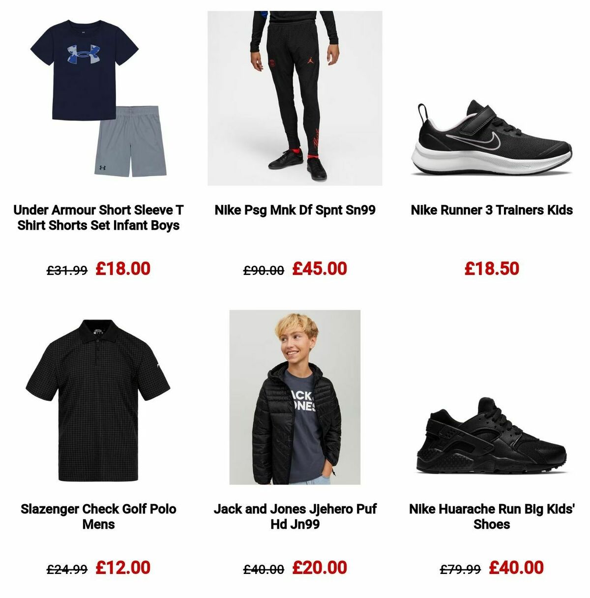 Sports Direct Offers from 30 December