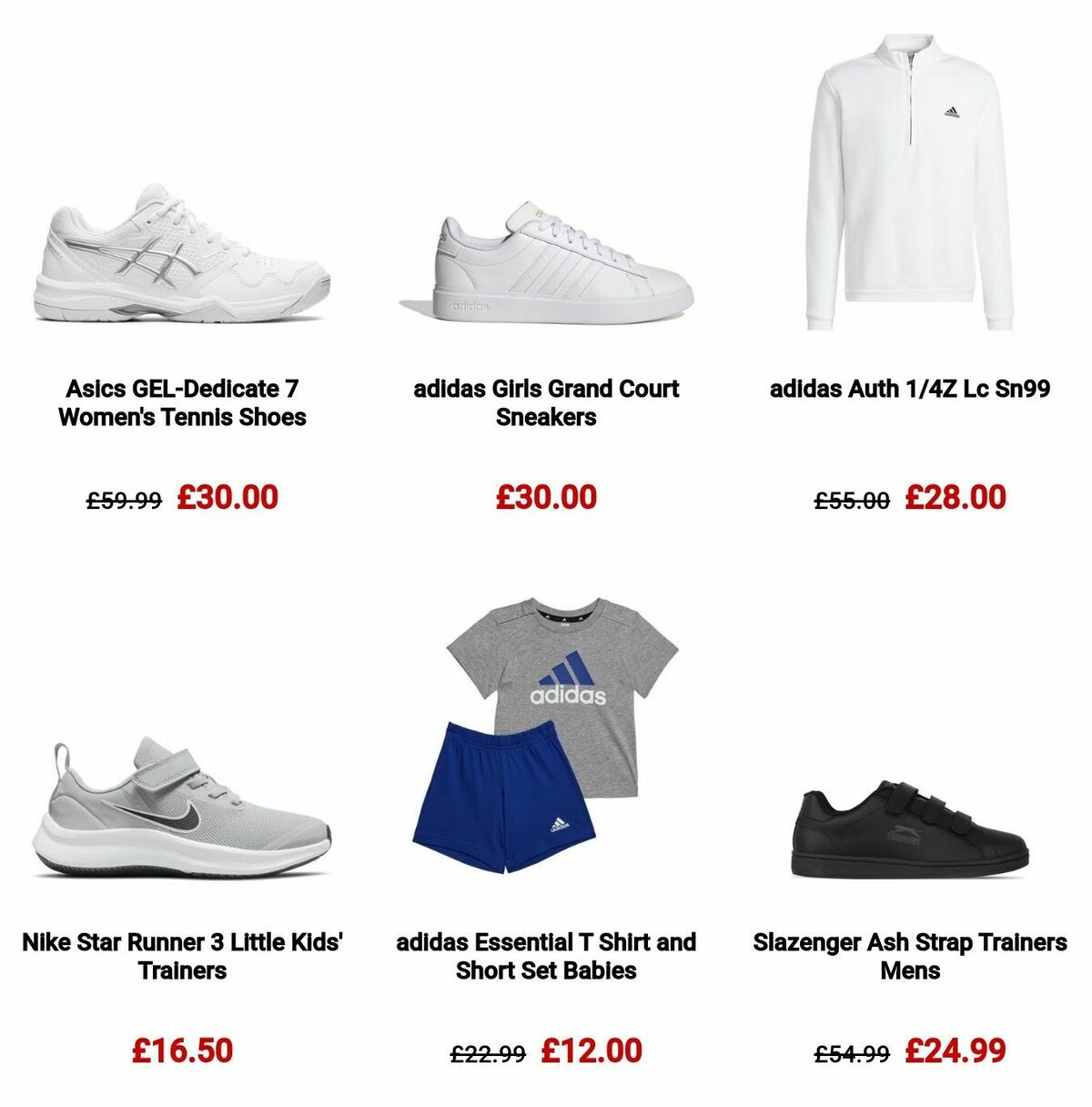 Sports Direct Offers from 30 December