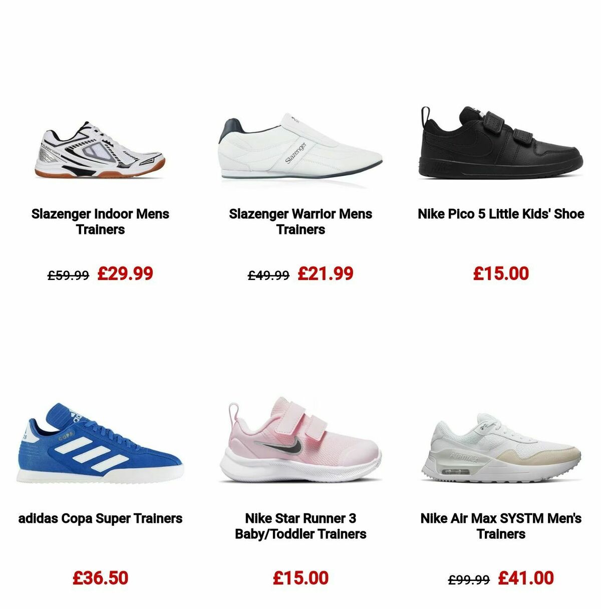 Sports Direct Offers from 30 December