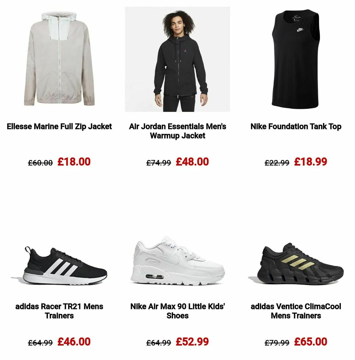 Sports Direct Offers from 30 December