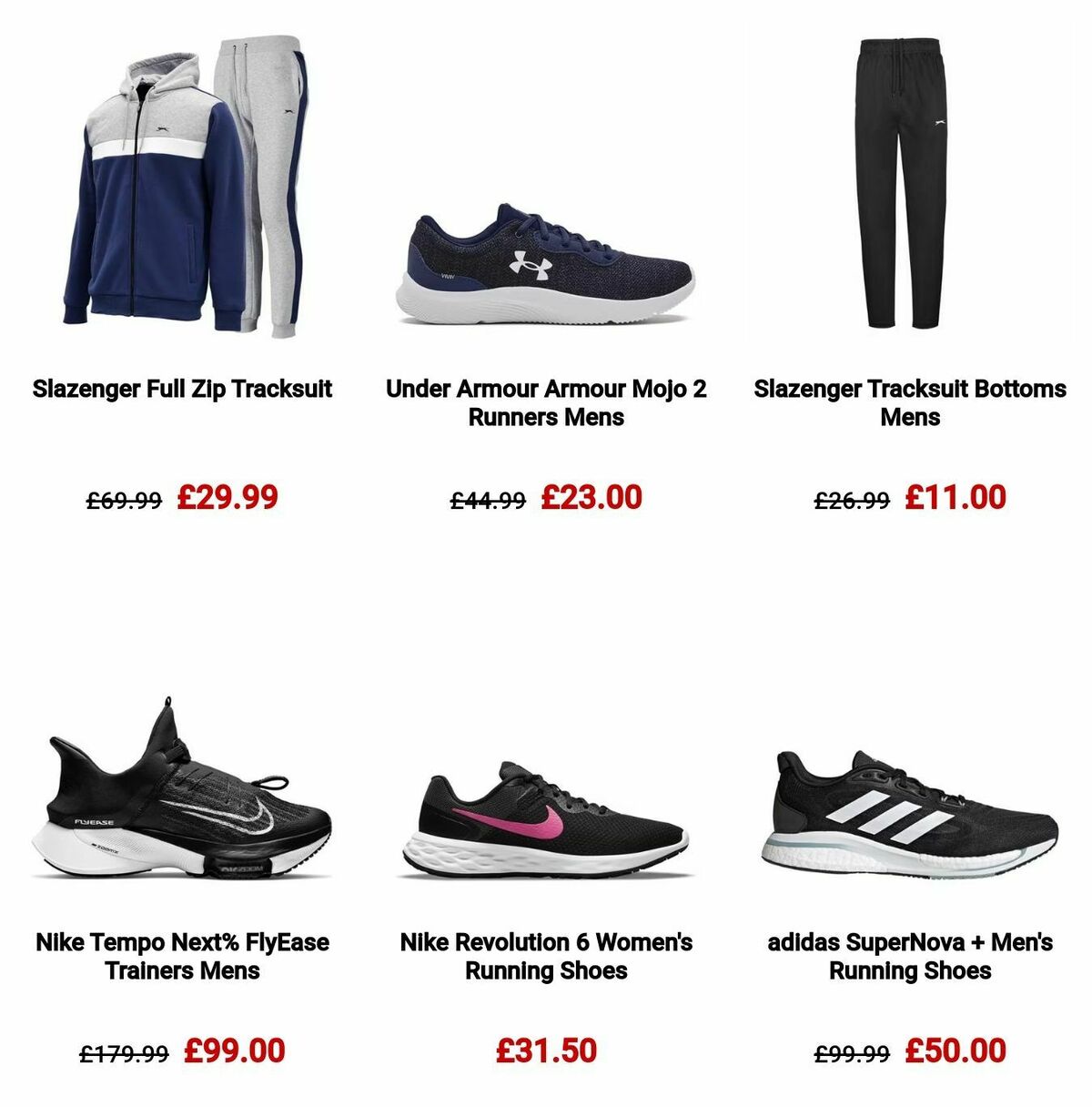 Sports Direct Offers from 30 December