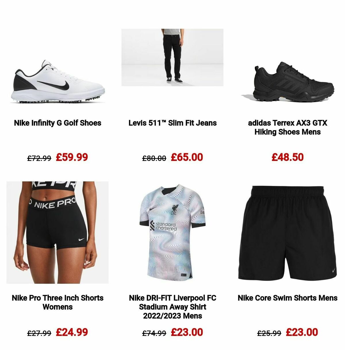 Sports Direct Offers from 30 December