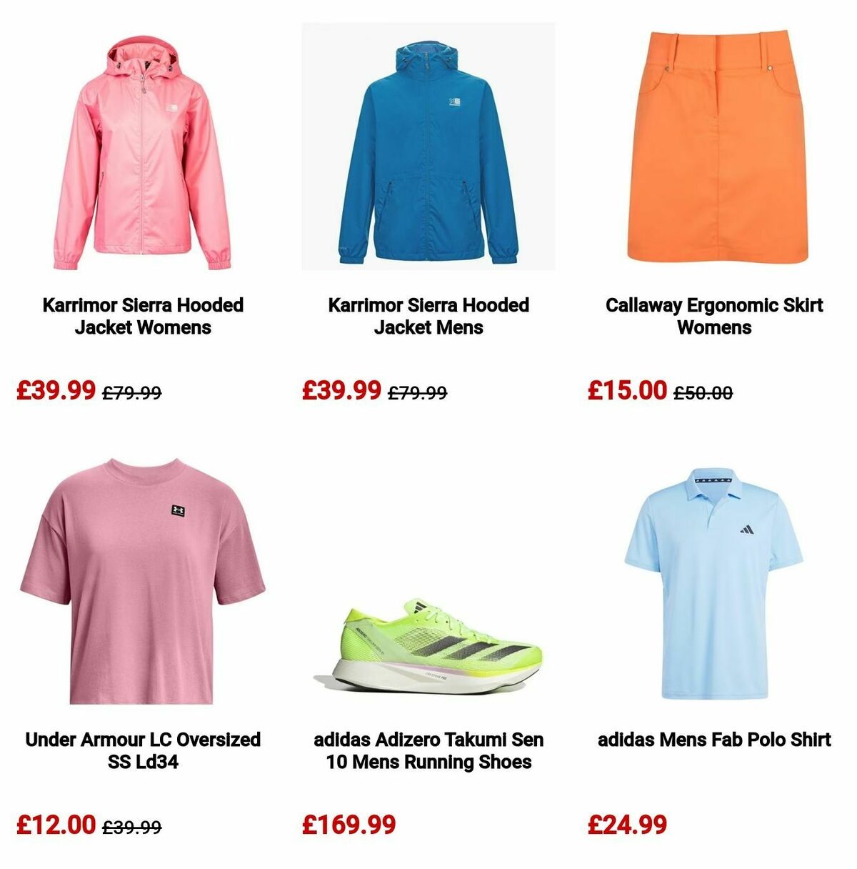 Sports Direct Offers from 21 March