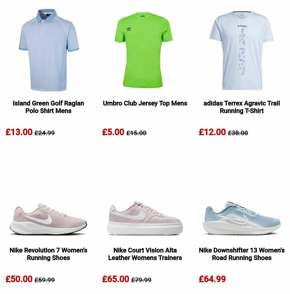 Sports Direct Offers from 21 March