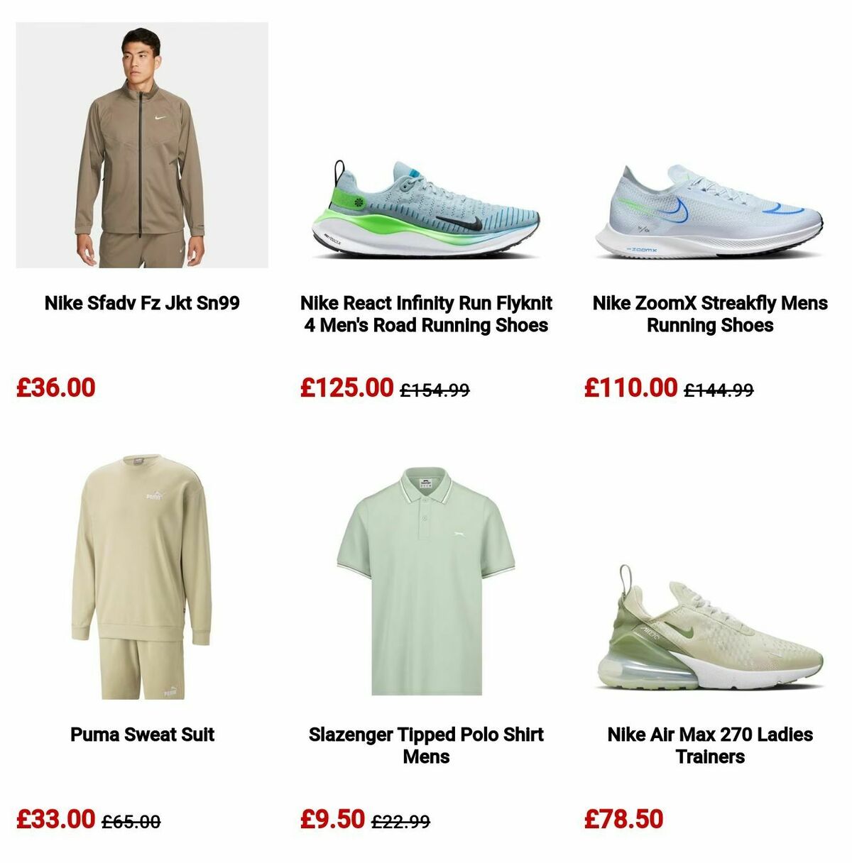 Sports Direct Offers from 21 March