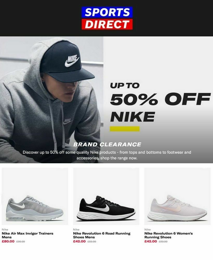 Sports Direct Offers from 15 May