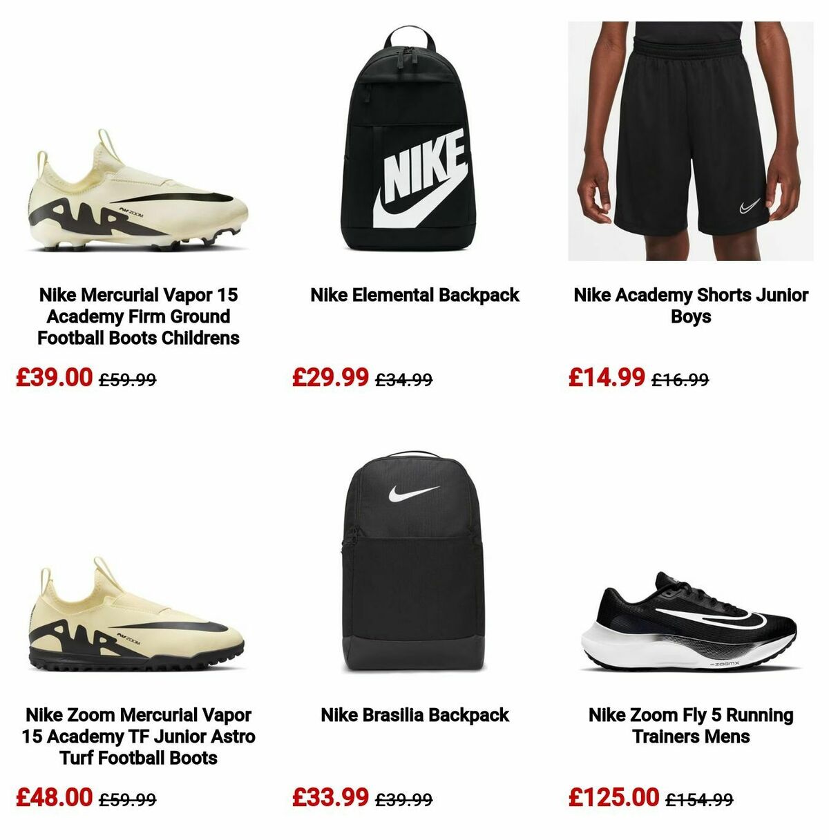 Sports Direct Offers from 15 May