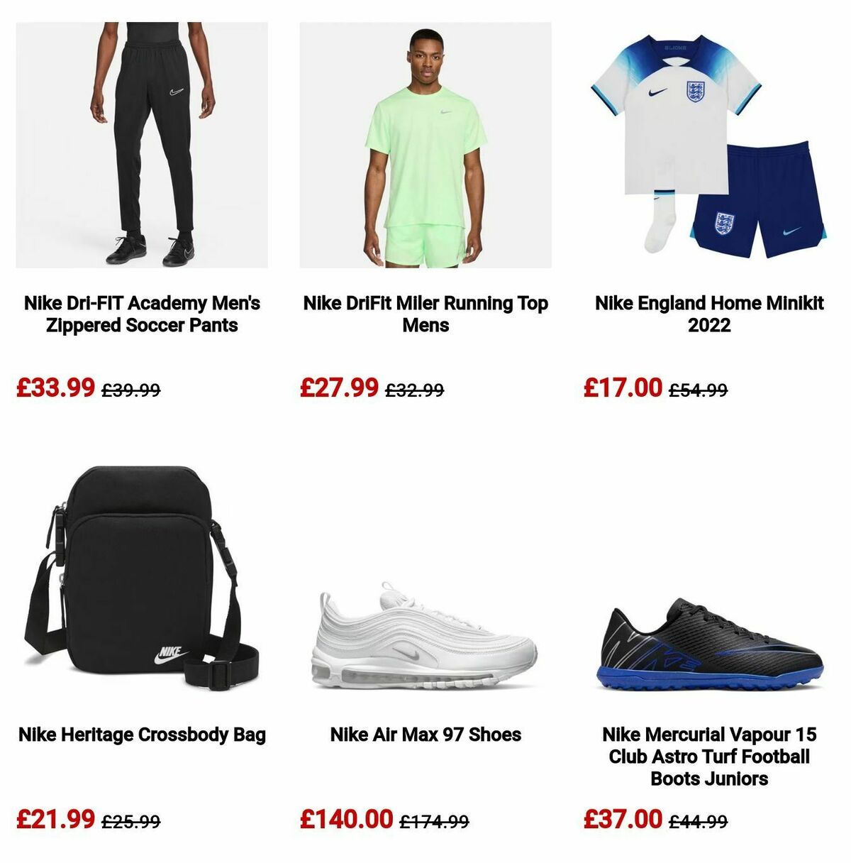 Sports Direct Offers from 15 May