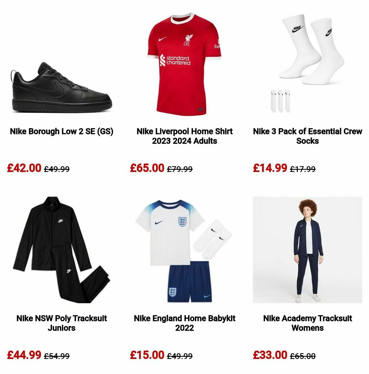 Sports Direct Offers from 15 May