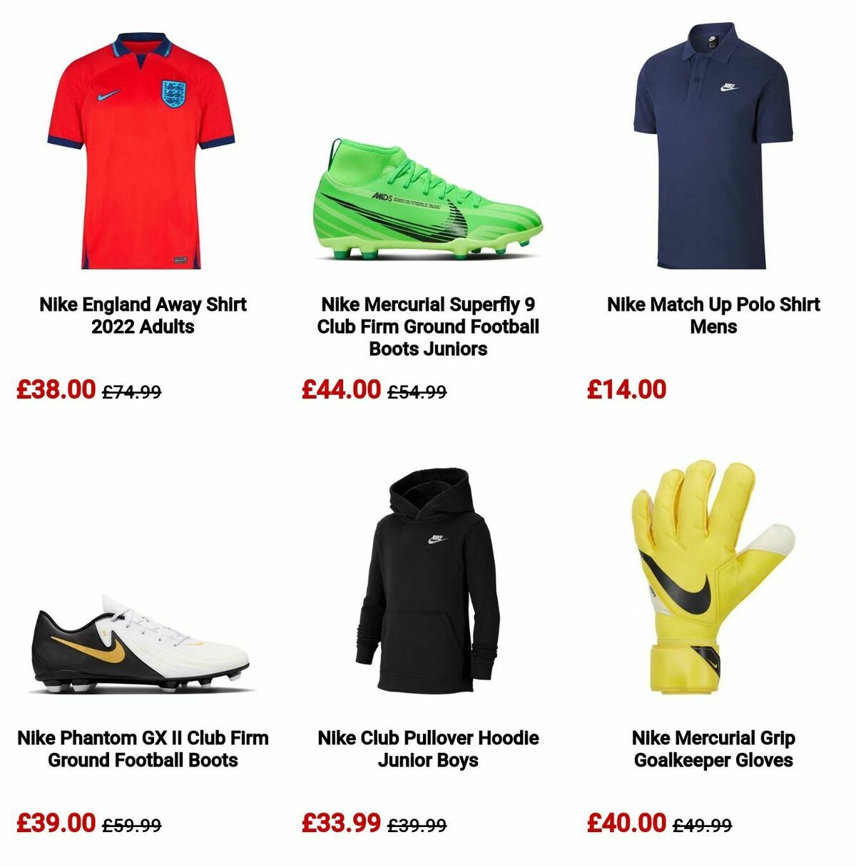 Sports Direct Offers from 15 May