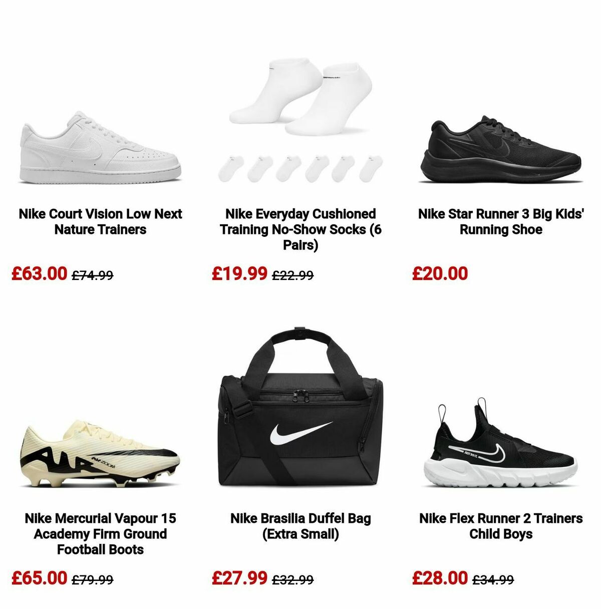 Sports Direct Offers from 15 May